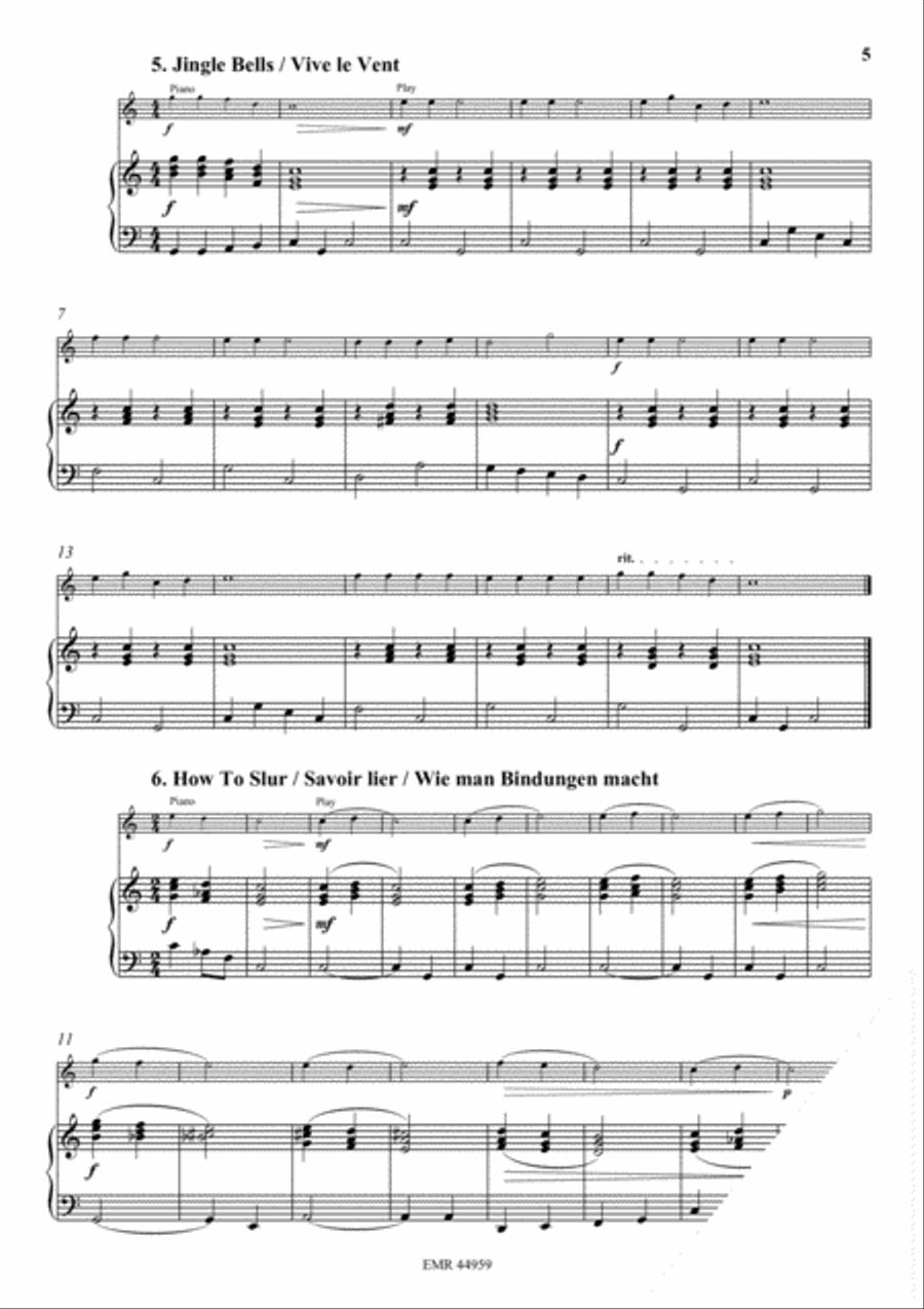 Melodies for Beginners Volume 1 Violin Solo scores gallery preview page 8