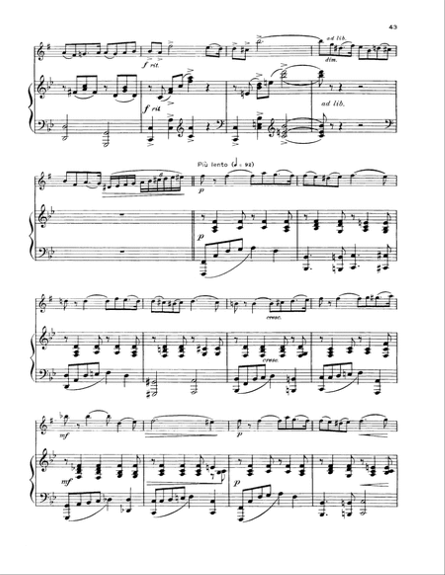 Recitative & Allegro Alto Saxophone scores gallery preview page 3