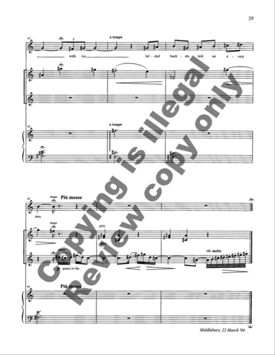 River of the Trunk High Voice scores gallery preview page 14