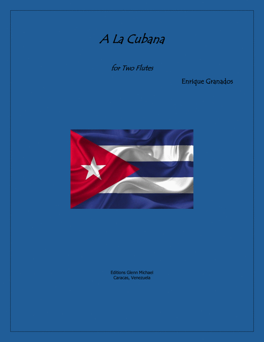 A La Cubana for Two Flutes Flute Duet scores gallery preview page 1