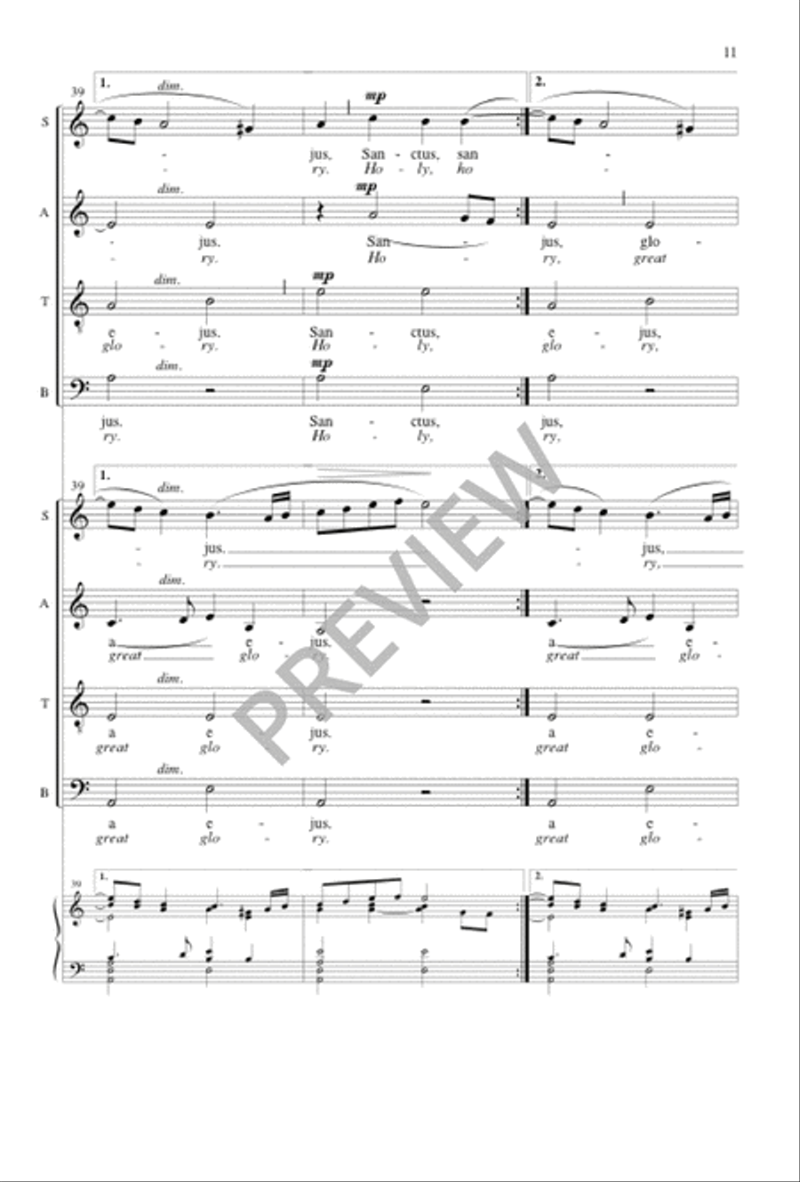 Duo Seraphim Duo Seraphim 4-Part scores gallery preview page 11
