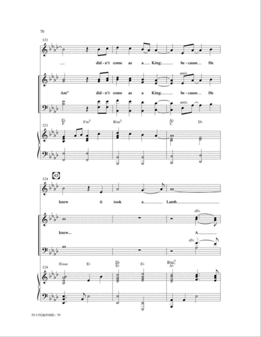The Lamb 4-Part scores gallery preview page 47