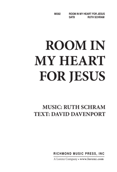 Room in My Heart for Jesus