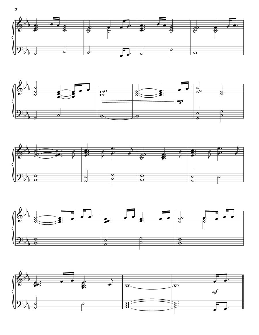 Up In Flames Up In Flames Piano Solo scores gallery preview page 2