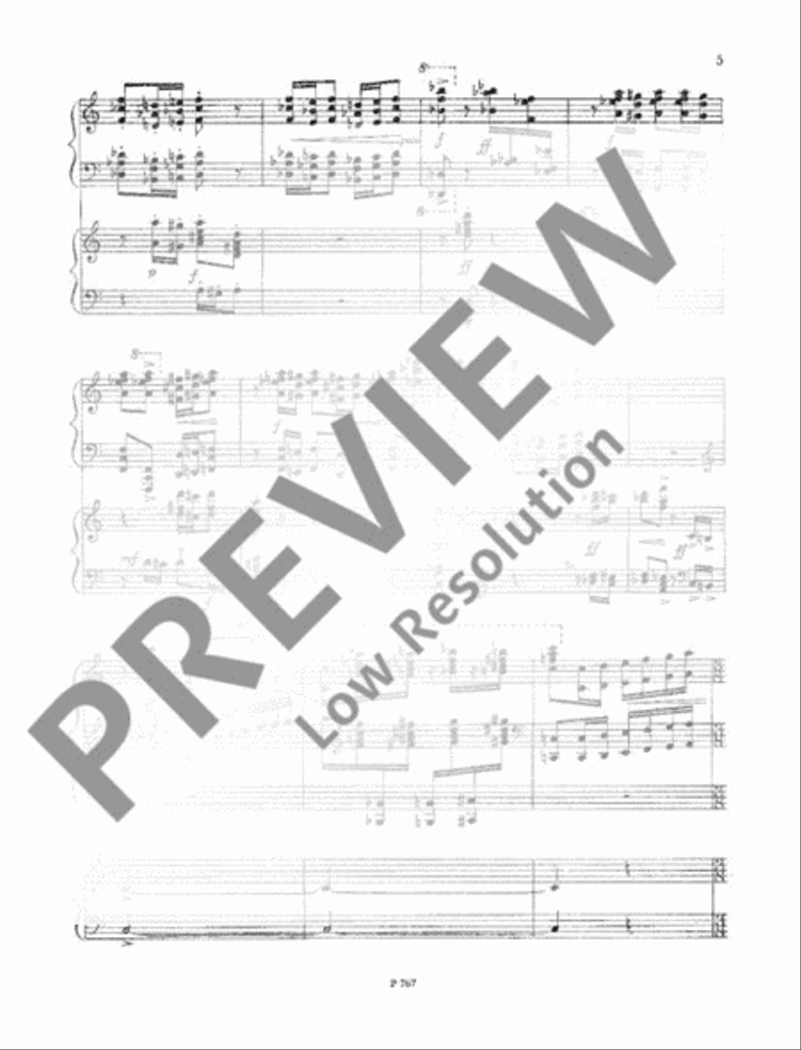 Piano Concerto No. 1 Piano Solo scores gallery preview page 12