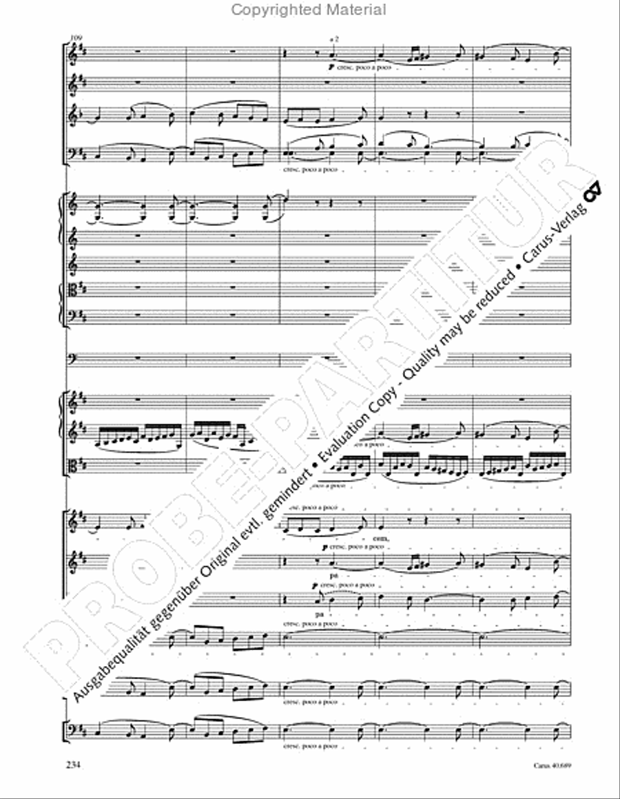 Missa solemnis Missa solemnis 4-Part scores gallery preview page 250