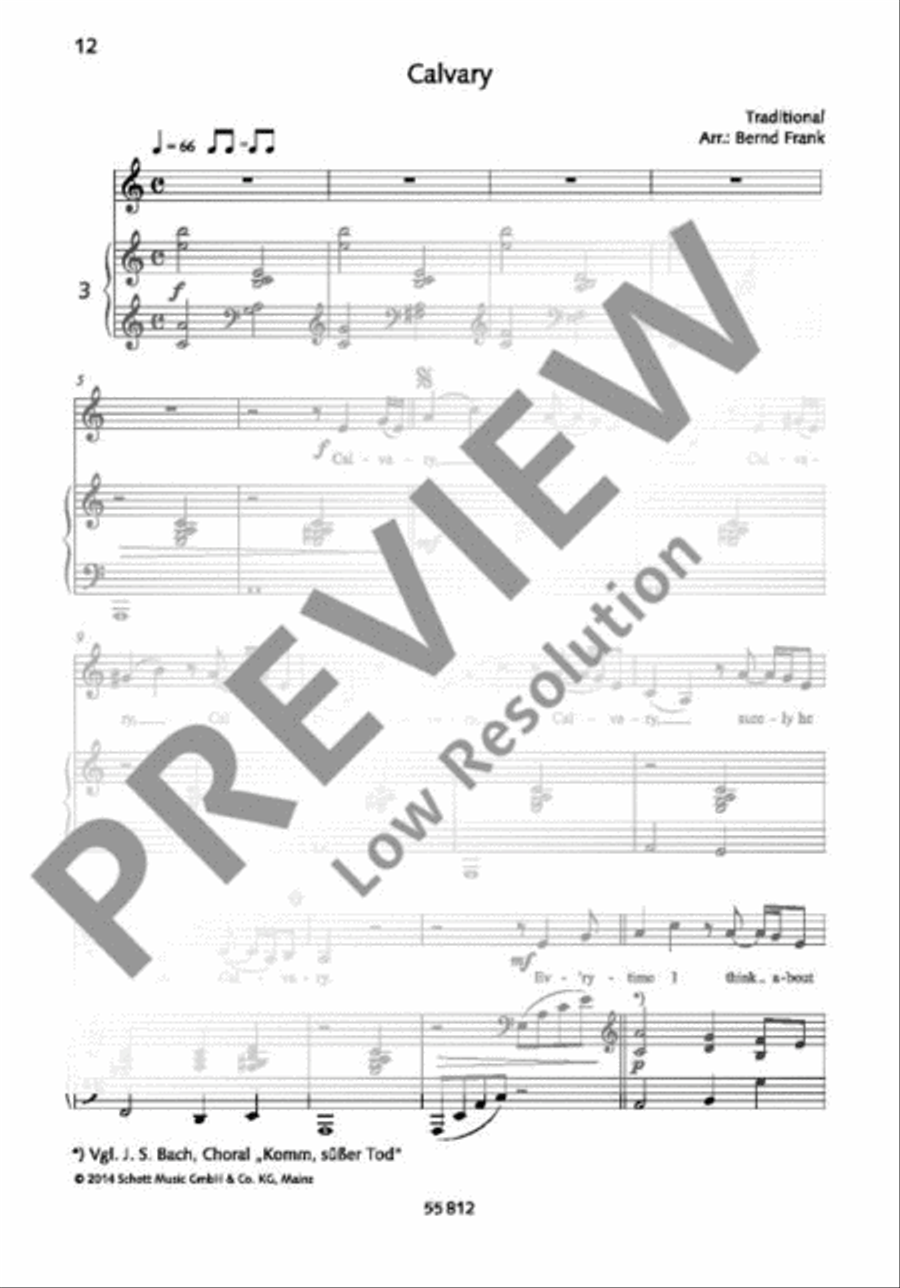 Calvary Calvary Voice Solo scores gallery preview page 2