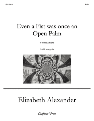 Book cover for Even a Fist Was Once an Open Palm