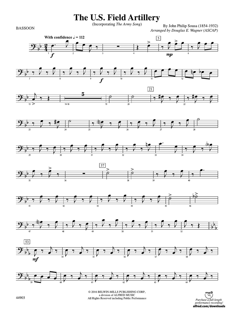 The U.S. Field Artillery: Bassoon