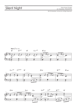 Silent Night [Piano solo / beginner]