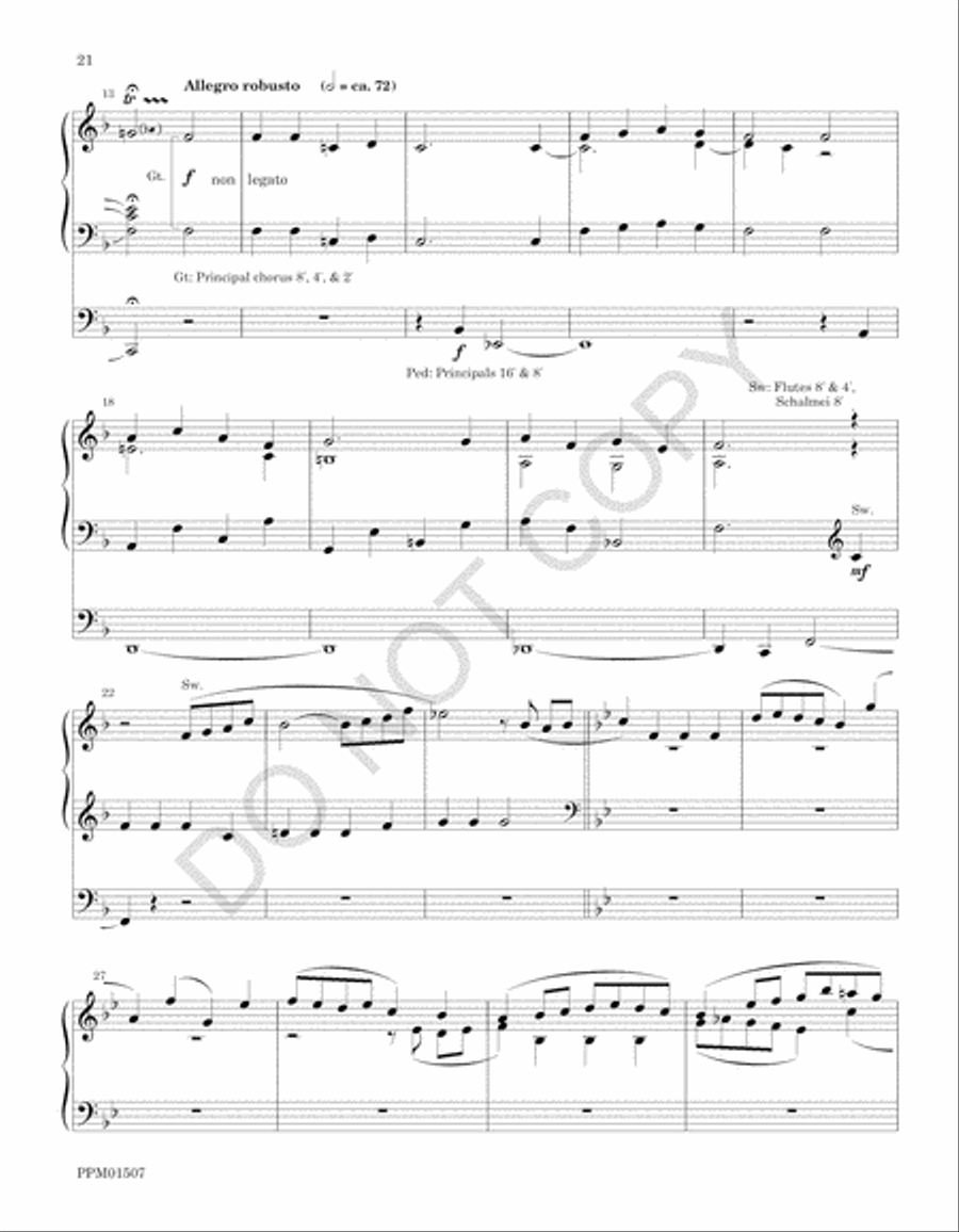 Charles Wesley Organbook Organ scores gallery preview page 27