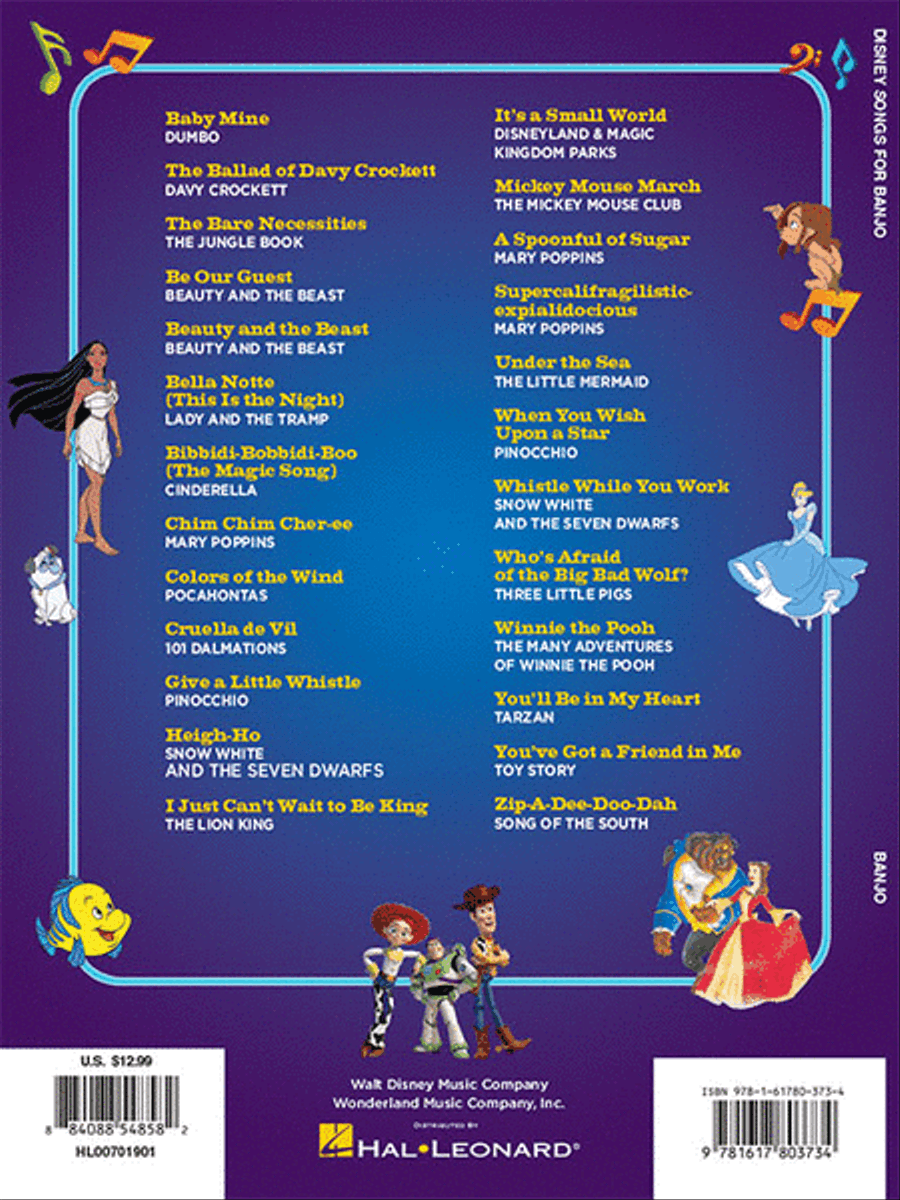 Disney Songs for Banjo Banjo scores gallery preview page 6