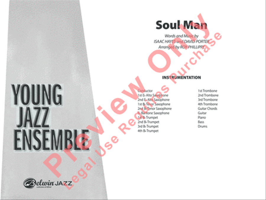 Soul Man Soul Man Jazz Ensemble scores gallery preview page 2