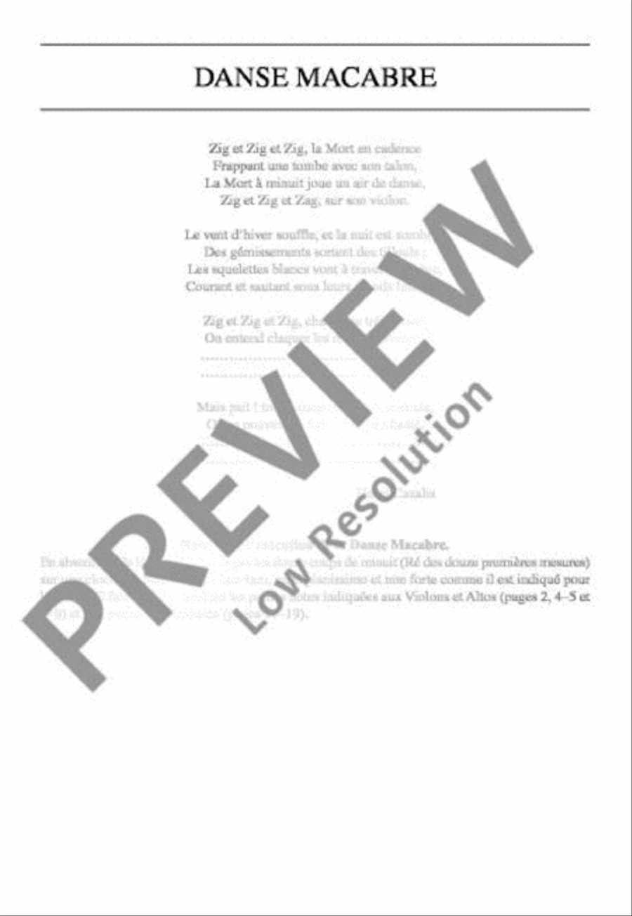 Danse macabre Orchestra scores gallery preview page 10