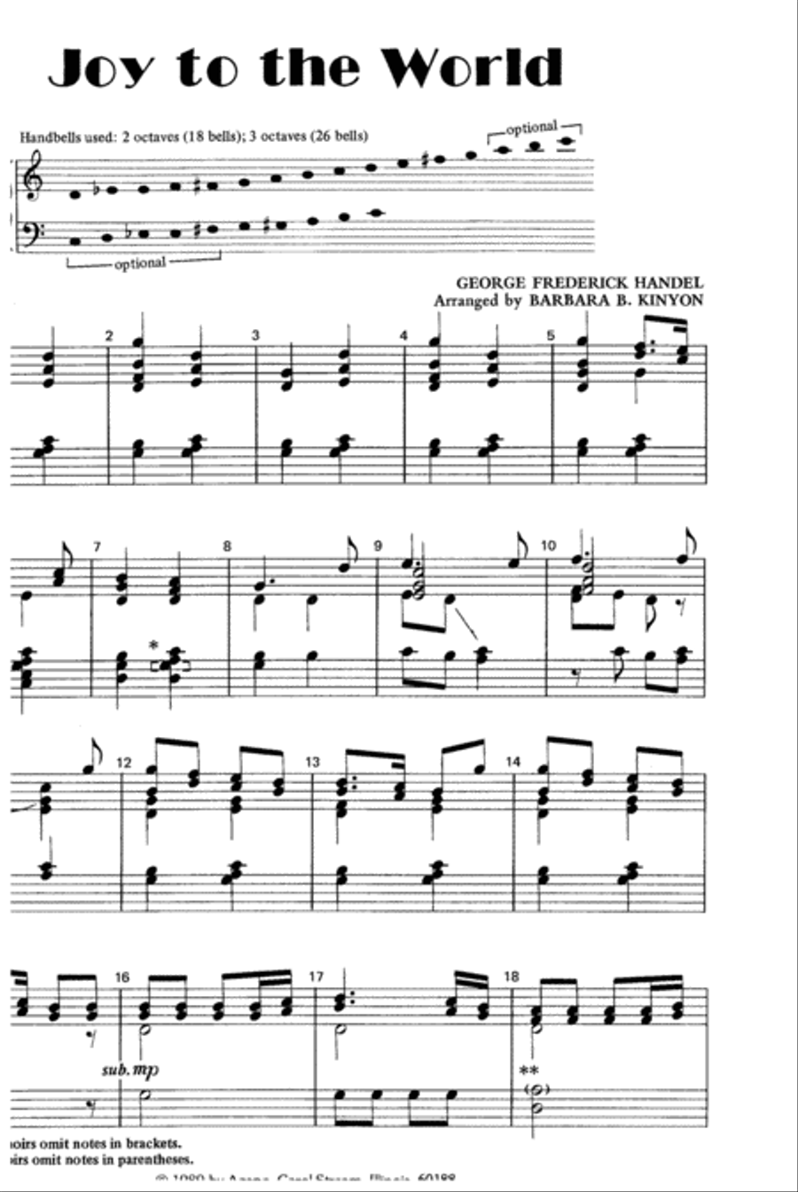 Joy to the World 3-Octaves scores gallery preview page 5