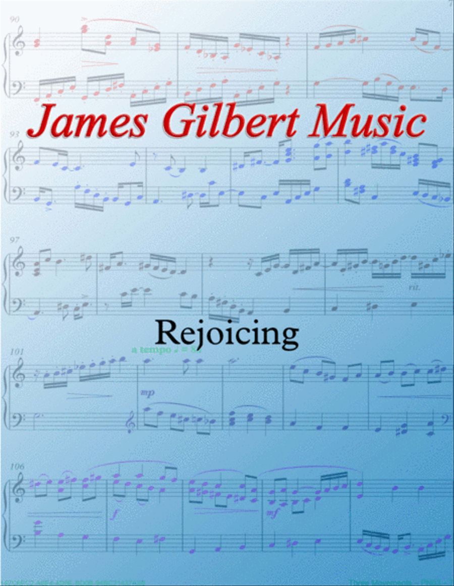 Rejoicing Piano Solo scores gallery preview page 1