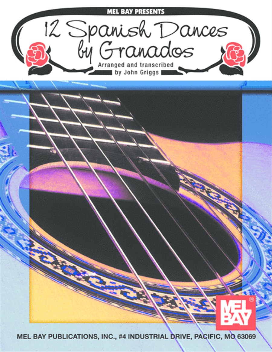 12 Spanish Dances by Granados Acoustic Guitar scores gallery preview page 1