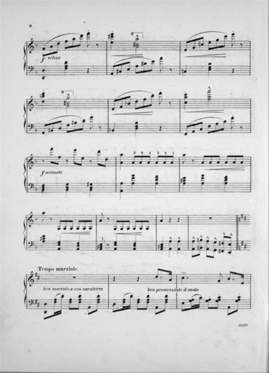 Un Ballo in Mascher (Der Maskenball). Fantasie pour Piano Piano Solo scores gallery preview page 5