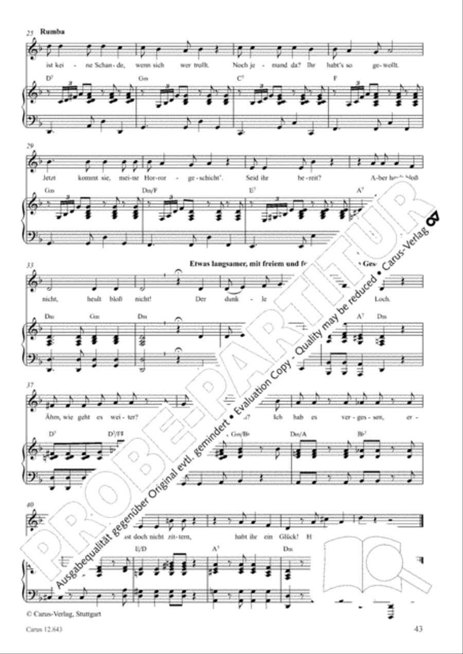 Gruselsongs, Band 1 Gruselsongs, Band 1 Score scores gallery preview page 44