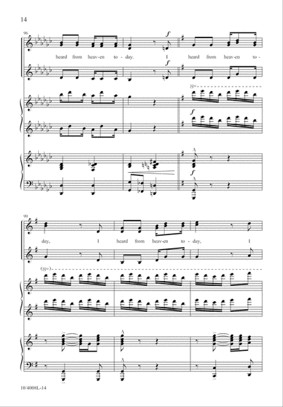 Peter, Go Ring Them Bells SSA scores gallery preview page 15