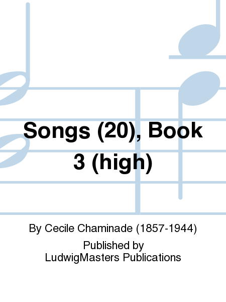 Songs (20), Book 3 (high)