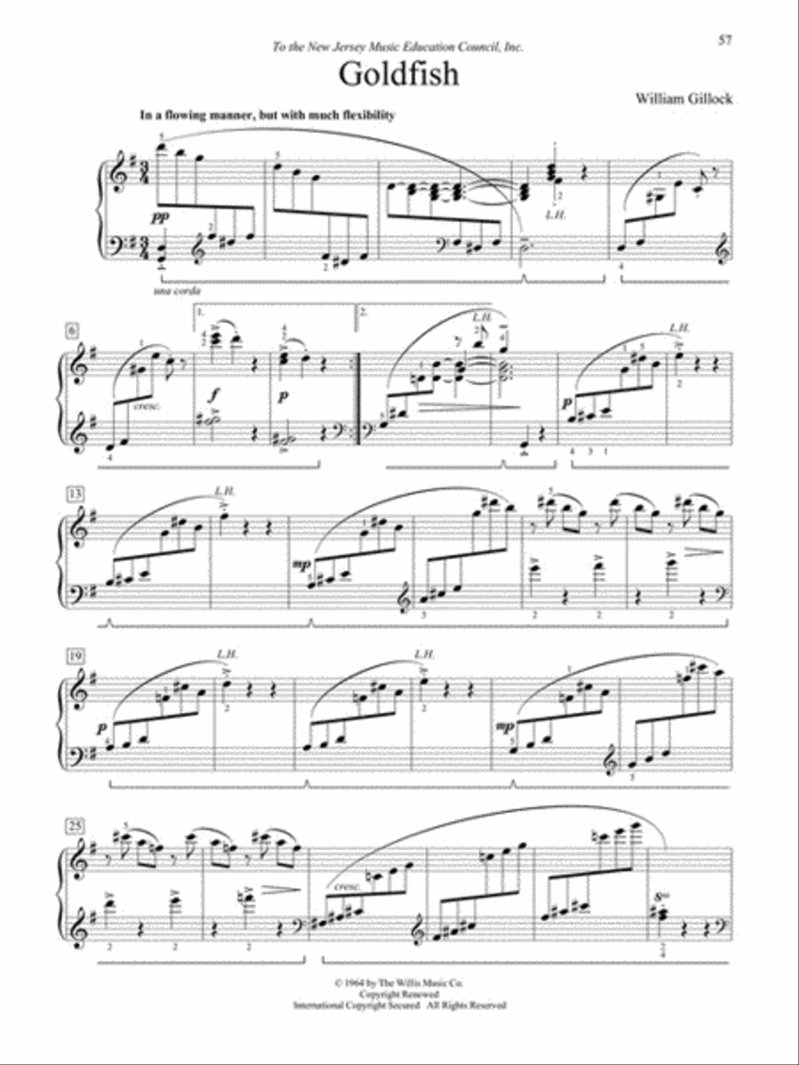 William Gillock Recital Collection Piano Solo scores gallery preview page 5