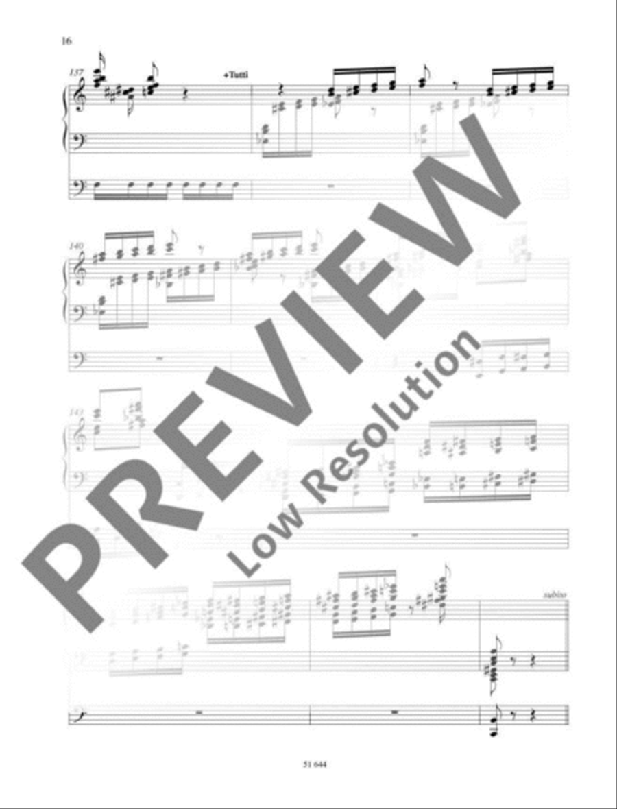Scènes d'Enfant Organ scores gallery preview page 17