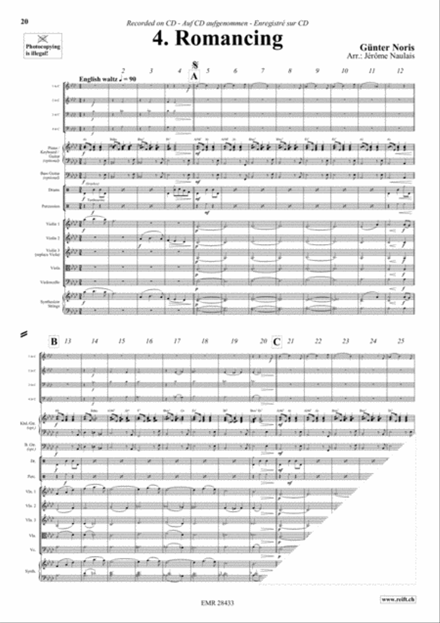 Let's Dance Volume 4 Woodwind Quartet scores gallery preview page 6