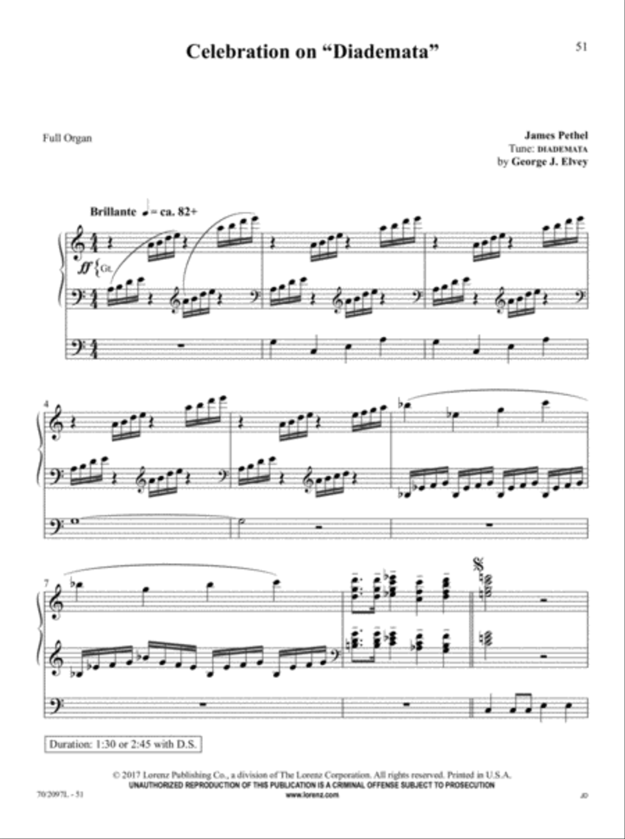 The Sacred Organ Library, Vol. 3 Organ Solo scores gallery preview page 15