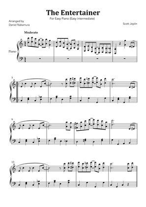 The Entertainer (For Easy Intermediate Piano)