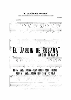 El Jardin de Rosana (Rosana's Garden) - solo guitar work.