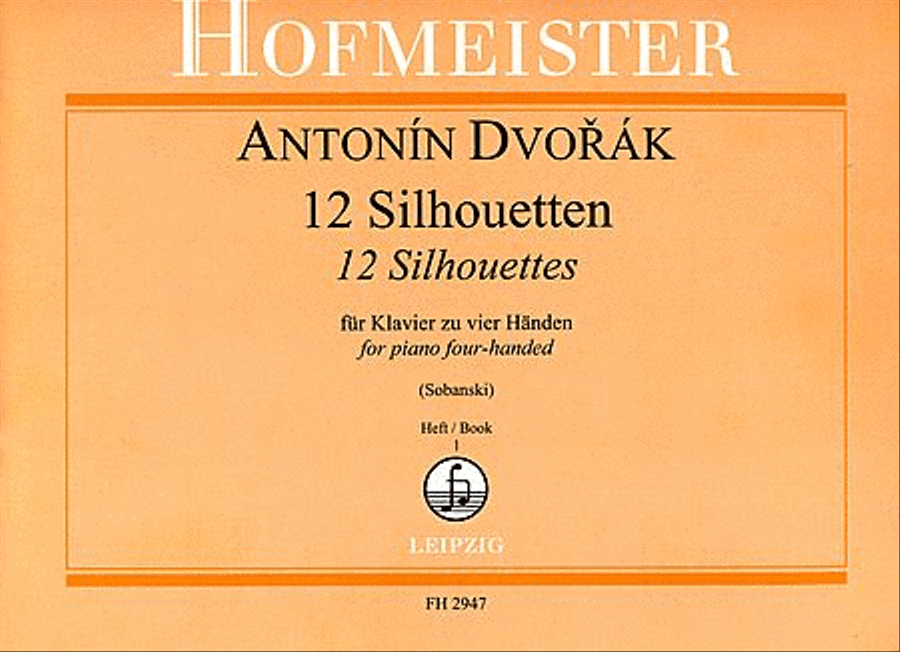 12 Silhouetten, op. 8, Heft 1 Piano Duet scores gallery preview page 1