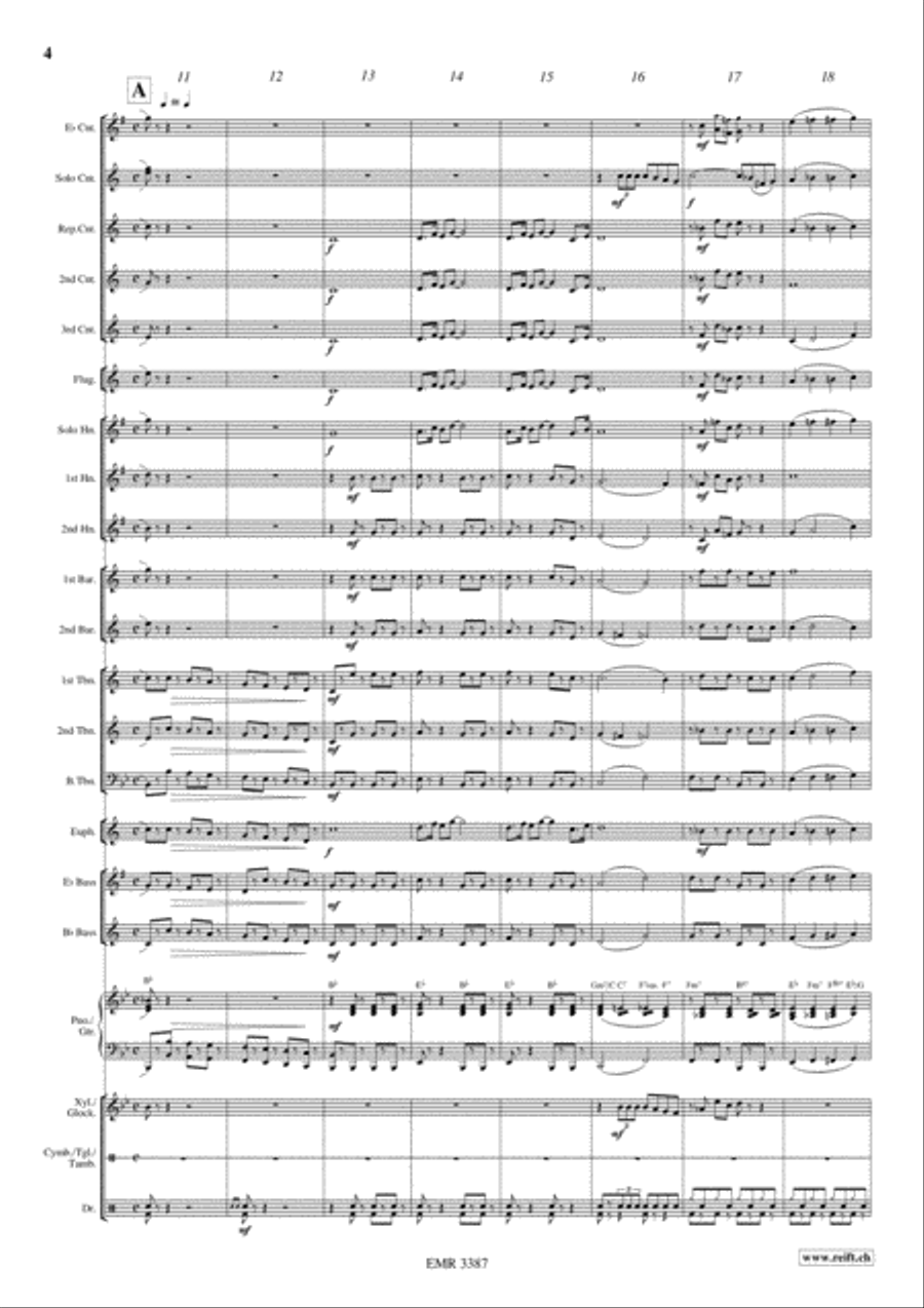 Movie Sequences Brass Band scores gallery preview page 5