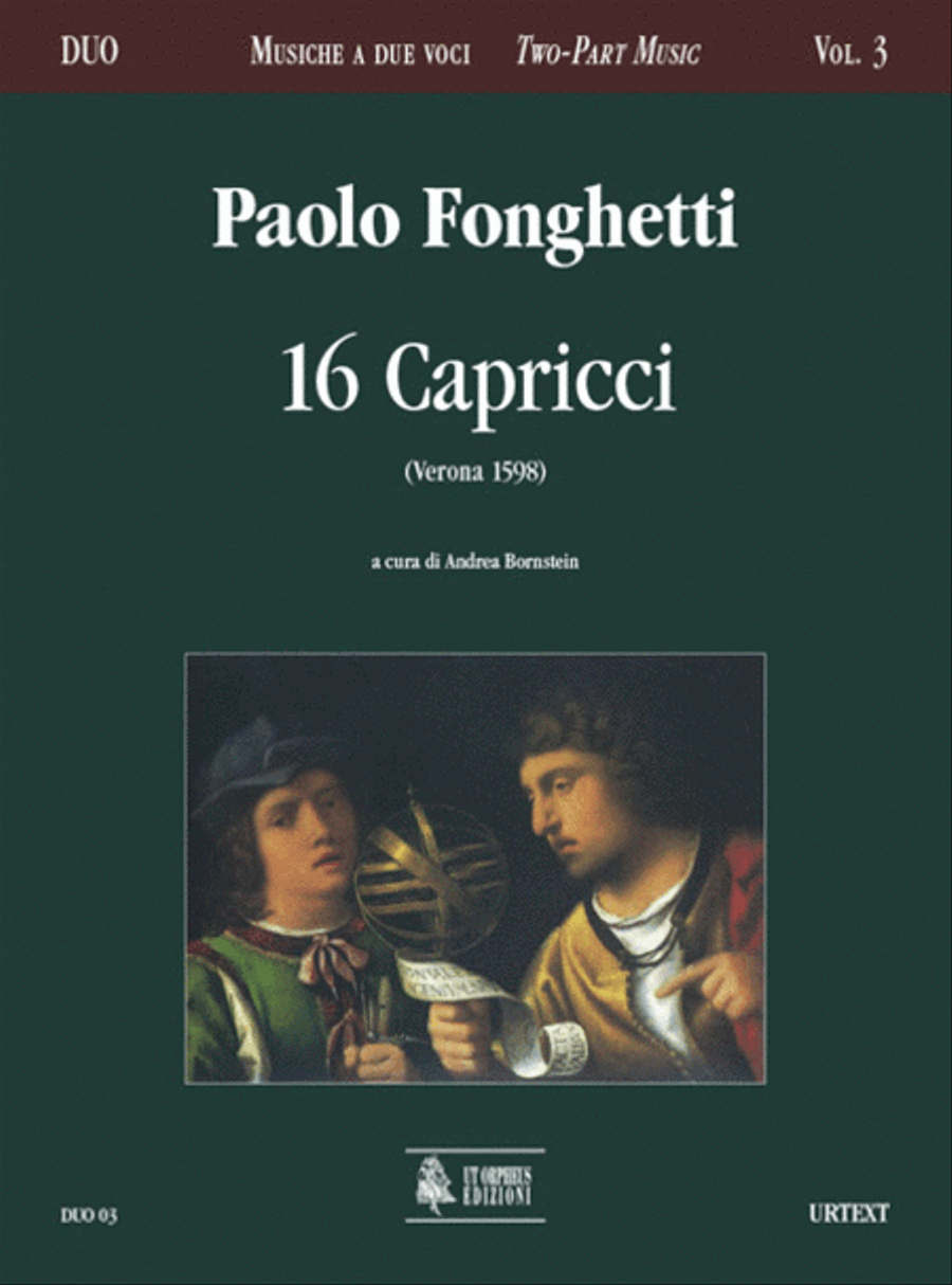16 Capricci (Verona 1598) Score scores gallery preview page 1