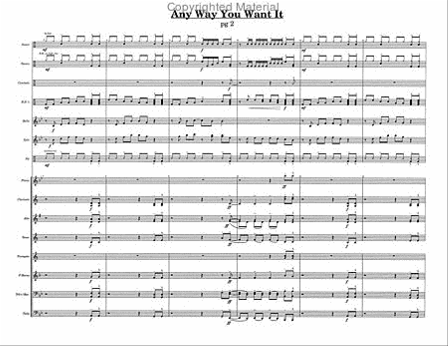 Any Way You Want It Percussion Ensemble scores gallery preview page 4