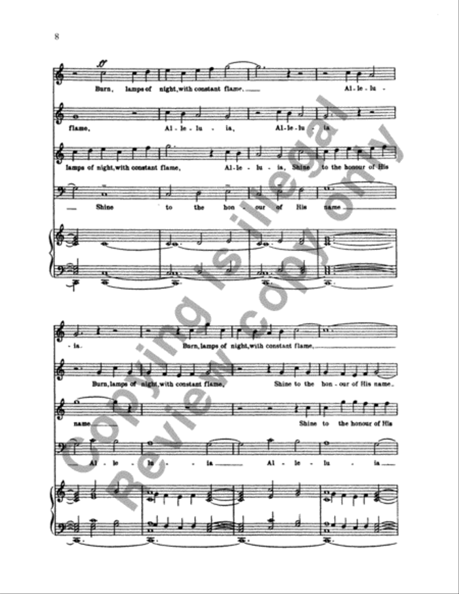 Psalm 148: Lord, Who Hast Made Us (Organ/Vocal Score) 4-Part scores gallery preview page 17