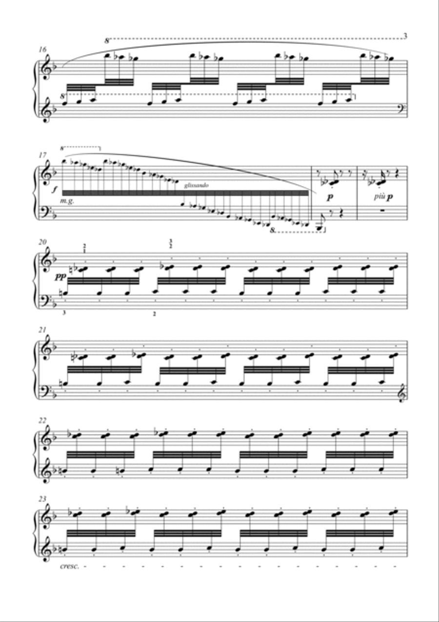 Debussy-Feux d'artifice for piano solo Piano Solo scores gallery preview page 4
