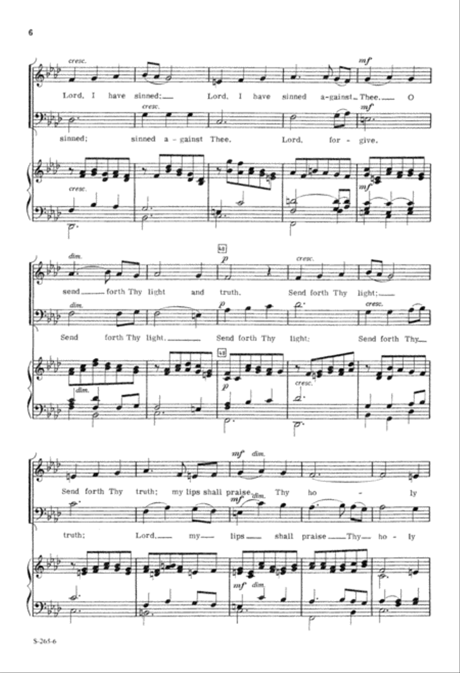 Hear, O Lord 2-Part scores gallery preview page 7