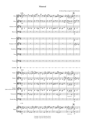 Nimrod (from the Enigma Variations) for School Orchestra
