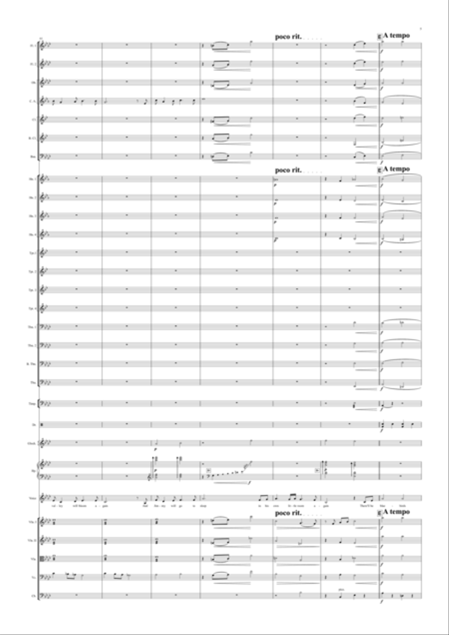 (there'll Be Bluebirds Over) The White Cliffs Of Dover Full Orchestra scores gallery preview page 5