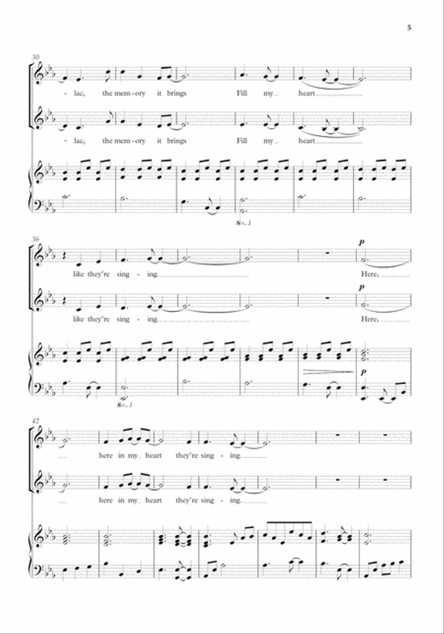 Here in my Heart Here in my Heart SSAA scores gallery preview page 4