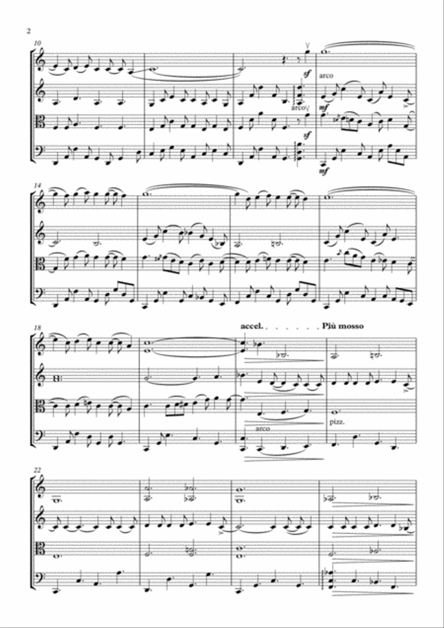 Blue Moon String Quartet scores gallery preview page 3
