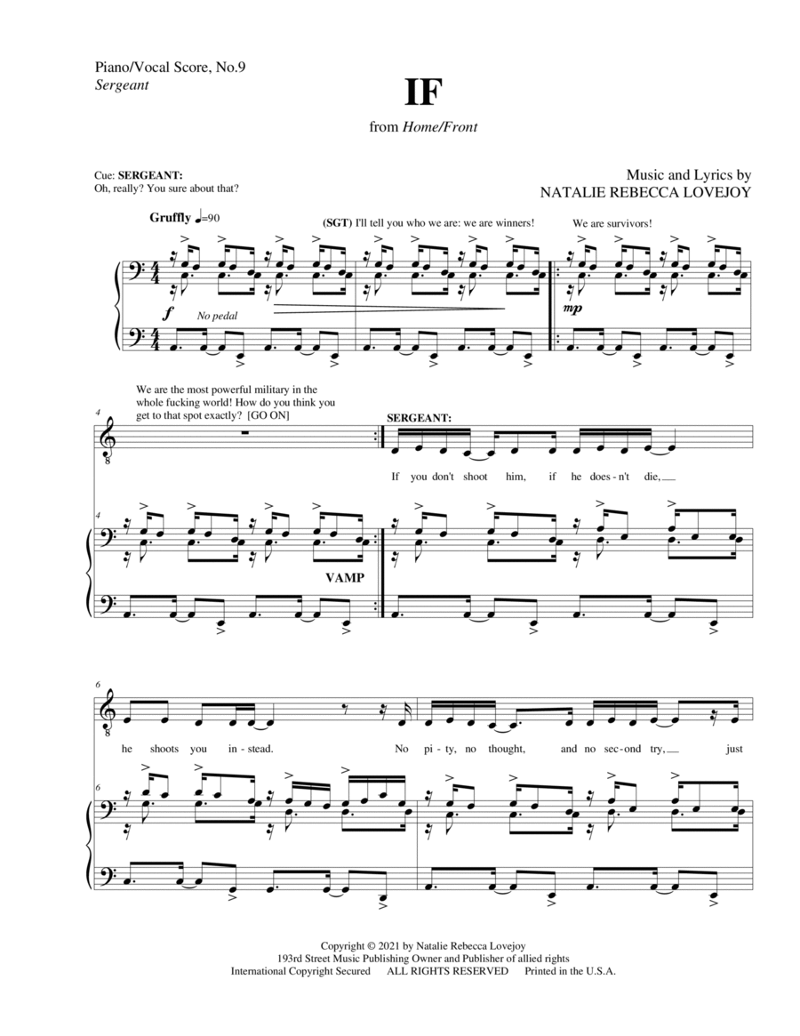 If Voice Solo scores gallery preview page 1