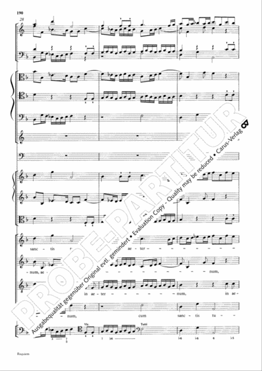 Requiem Requiem 4-Part scores gallery preview page 197