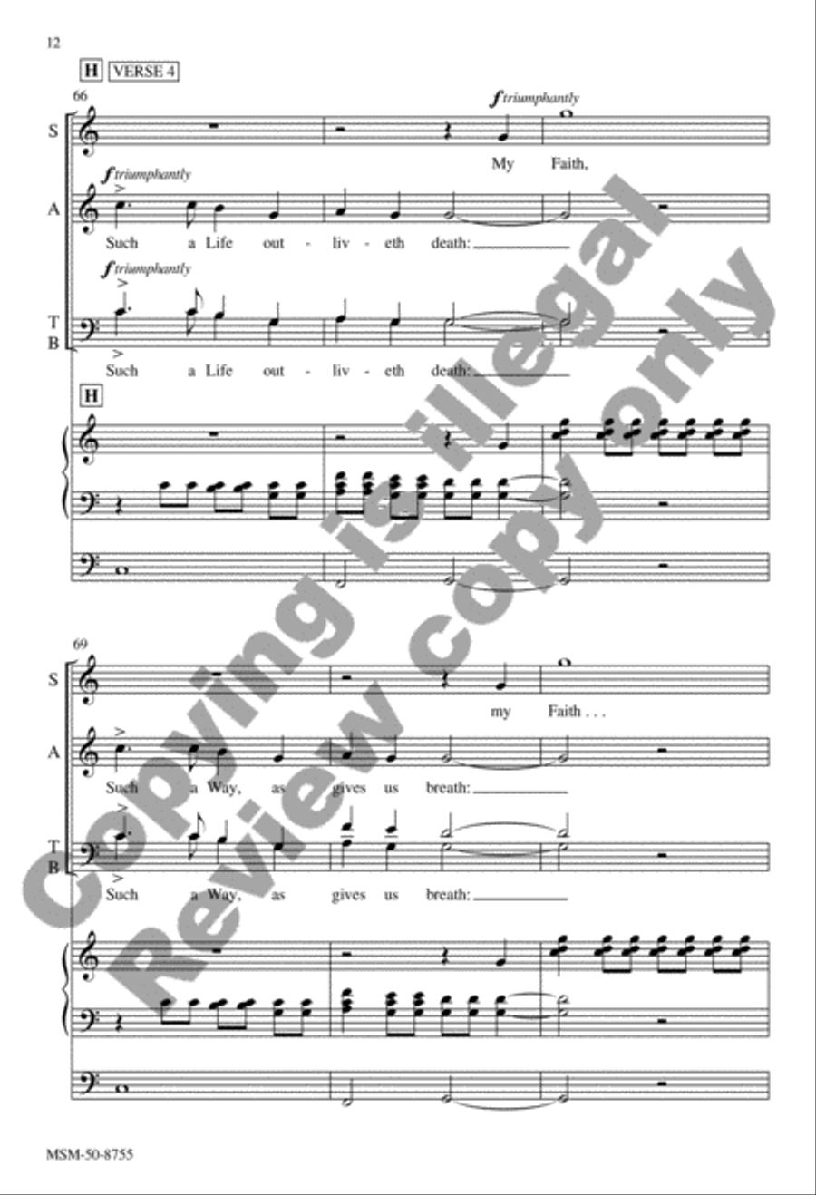 My Faith, My Hope 4-Part scores gallery preview page 23