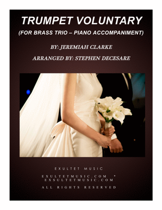 Book cover for Trumpet Voluntary (for Brass Trio - Piano Accompaniment)
