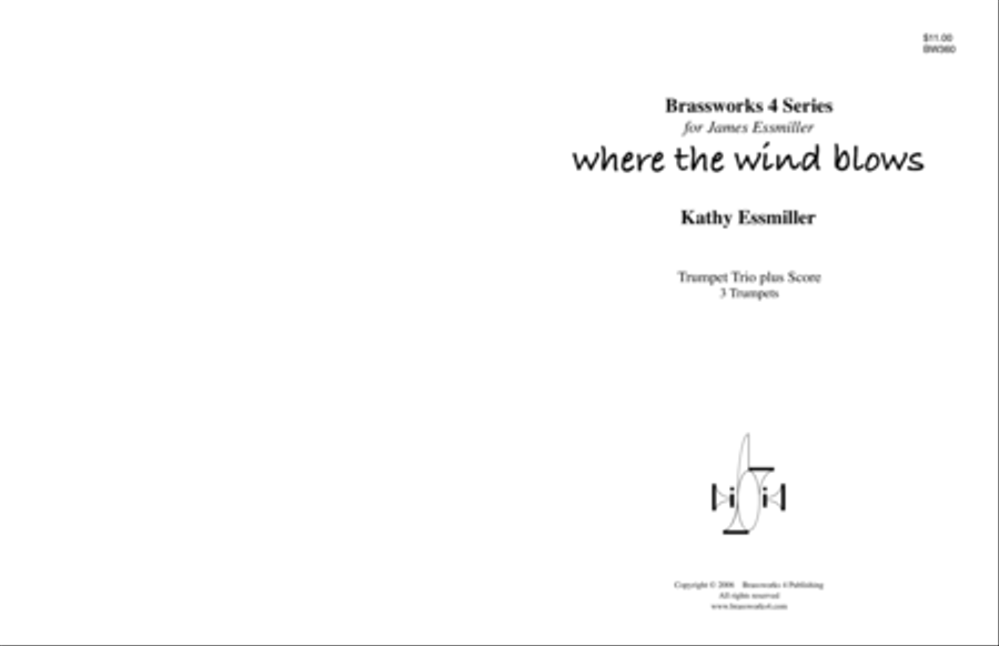 Where the Wind Blows Trumpet Trio scores gallery preview page 1
