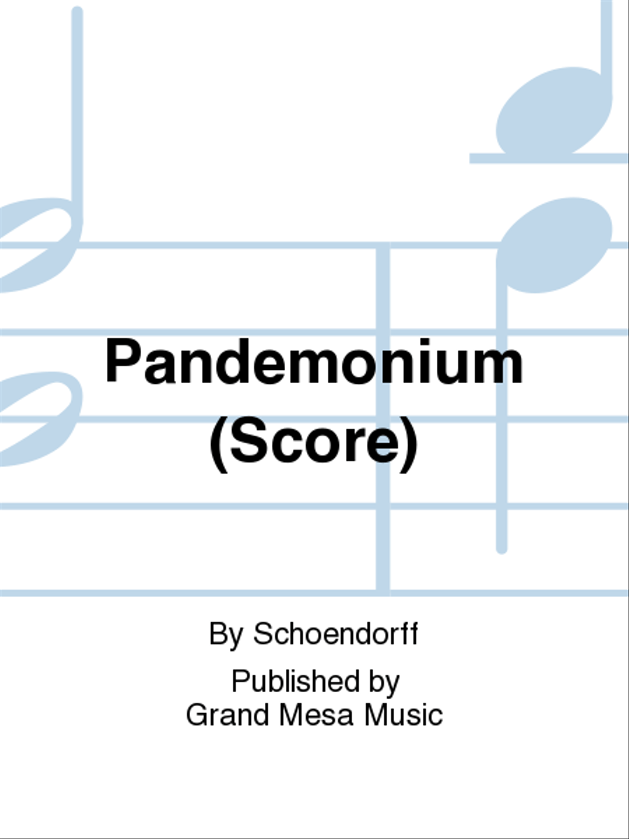 Pandemonium Pandemonium Concert Band scores gallery preview page 1