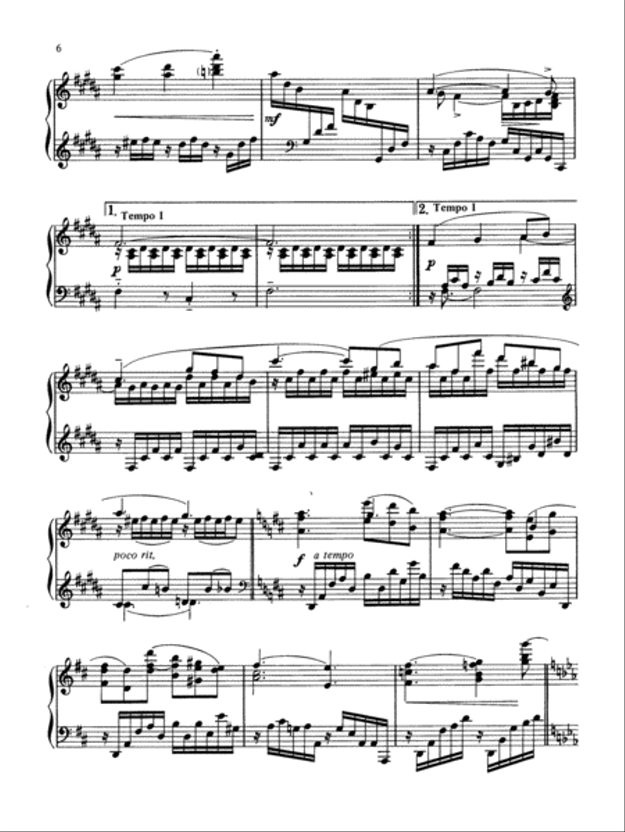 Miaskowsky: Three Sonatas Piano Solo scores gallery preview page 3