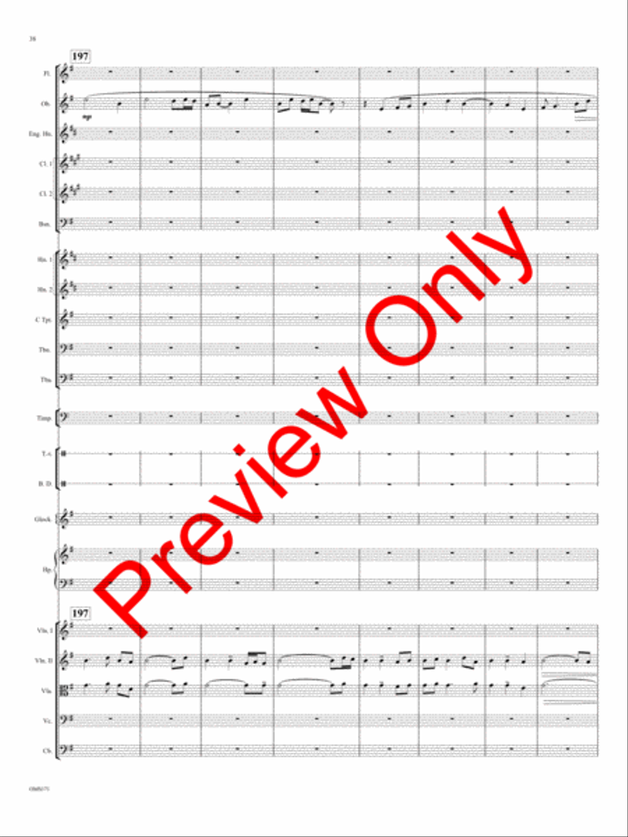 Anishinaabeg Rhapsody Orchestra scores gallery preview page 41